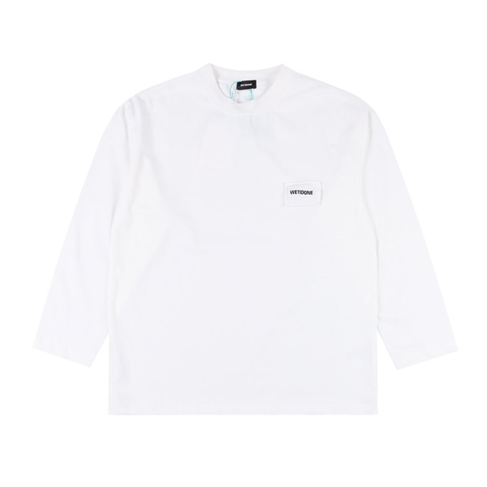 We11done Embroidered Solid Color Long Sleeves